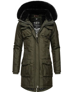 Зимнее пальто "Tiniis", парка со съемным капюшоном и дополнительной сумкой для покупок, зеленый Navahoo