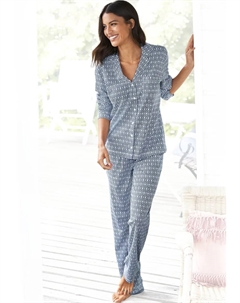 Пижама (2 шт.), в красивом узоре, цвет Rautenmuster Vivance dreams