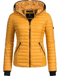 Стеганая куртка наваху "Кимук" с капюшоном, легкая переходная куртка с капюшоном, желтый Navahoo