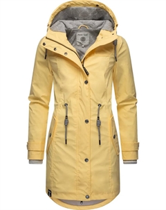 Дождевик "L60042", с капюшоном, стильный женский плащ на заказ, желтый Peak time
