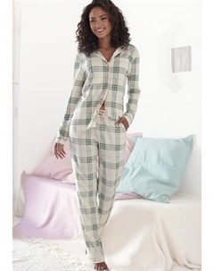 Пижама (2 шт.), классического кроя, кремовый Vivance dreams