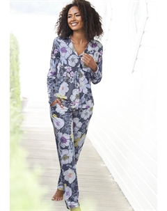 Пижама (2 шт.), в красивом узоре, цвет Bunt Geblümt Vivance dreams