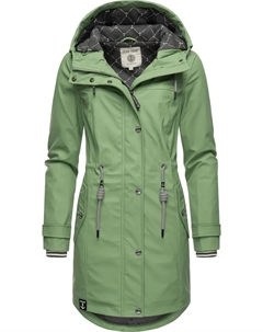 Дождевик "L60042", с капюшоном, стильный женский плащ на заказ, зеленый Peak time
