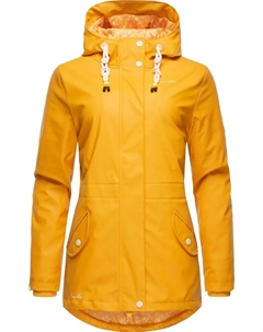 Дождевик "Oceans Heart", с капюшоном, стильный непромокаемый плащ с капюшоном, желтый Navahoo