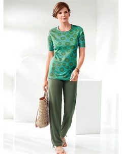 Трикотажные брюки, оливковый Classic basics