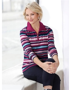 Толстовка, цвет Marine-Malve-Geringelt Classic basics