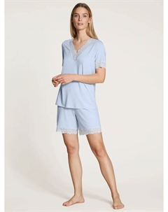 Пижама (2 шт.), с нежной кружевной отделкой, цвет Harmony Blue Calida
