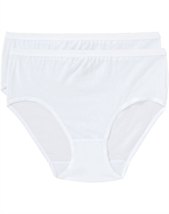 Трусики миди (2 шт.) с двухслойной промежностью, белый Speidel