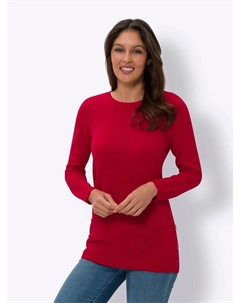 Длинный пуловер "Длинный пуловер", красный Classic basics