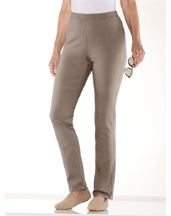 Джинсы с эластичной талией (1 шт.), коричневый Classic basics