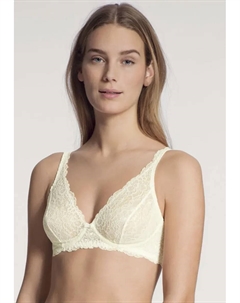 Мягкий бюстгальтер "Sensual Secrets", чашечки треугольной формы с вертикальным швом и формирующим швом чашки, кремовый Calida