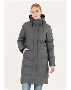 Зимнее пальто "Одри", ветронепроницаемое и водоотталкивающее, серый Weather report