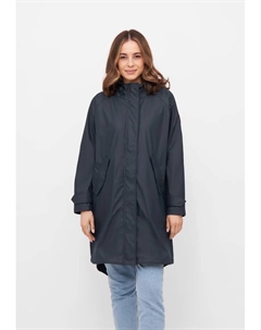 Прочная куртка от дождя и грязи "Traveby Friese Plain", без ПВХ и ПФУ, водоотталкивающая, ветронепроницаемая, с капюшоном, цвет морской волны Derbe