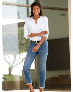 Блуза-комбинация, белый Classic basics