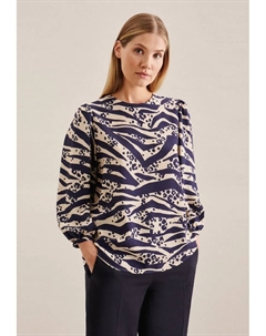 Туника "Черная роза", синий Seidensticker