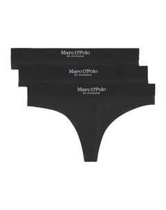 Стринги (упаковка, 3 шт.), черный Marc o'polo