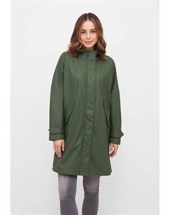 Прочная куртка от дождя и грязи "Traveby Friese Plain", без ПВХ и ПФУ, водоотталкивающая, ветронепроницаемая, с капюшоном, оливковый Derbe