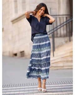 Блуза-комбинация, цвет морской волны Classic basics