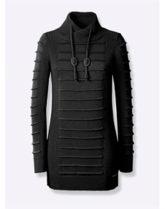 Повседневный образ Длинный пуловер "Длинный пуловер", черный Casual looks