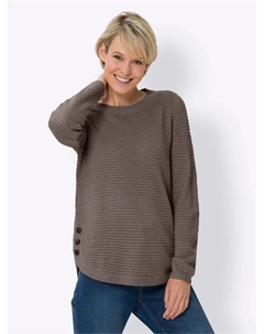 Вязаный свитер "Пуловер", коричневый Classic basics