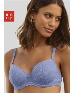 Бюстгальтер с чашечкой "Лучиана", фиолетовый Lascana