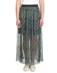 Летняя юбка "AYLEEN" с великолепным узором, зеленый Le temps des cerises