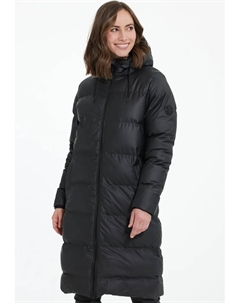 "Осень" зимнее пальто модного стеганого дизайна, черный Weather report