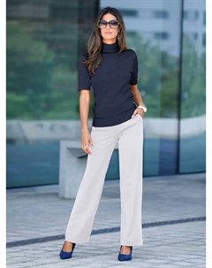 Свитер с короткими рукавами "Пуловер", цвет морской волны Creation l