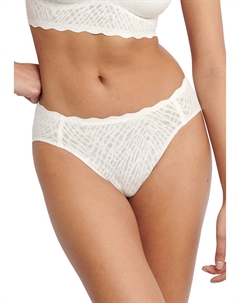 Трусики "ZERO Feel Bliss High leg", бесшовные, с кружевным эффектом, белый Sloggi