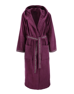 Женский халат "Danny" (1 шт.), с полосками с логотипом, из 100% хлопка, XS-3XL, цвет Beere Bruno banani