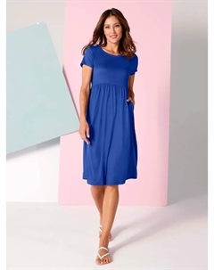 Платье-рубашка "Джерси платье", синий Classic basics
