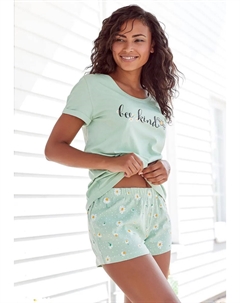 Пижама (2 шт.), с ромашковым принтом, цвет Jade-Gemustert Vivance dreams