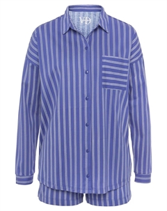 Пижама (набор, 2 шт.), с нежным полосатым узором, фиолетовый Vivance dreams