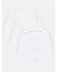 Трусики на талии (3 шт.), белый Sloggi