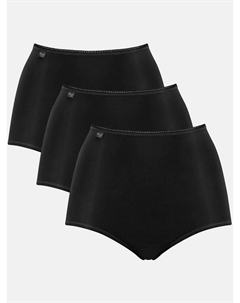 Трусики на талии (3 шт.), черный Sloggi