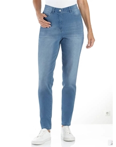 Джинсы с завышенной талией (1 шт.), цвет Blue-Bleached Classic basics