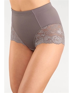 Трусики с качественным кружевом на ножке, коричневый Lascana