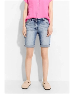 Шорты "SCARLETT" из денима/джинс в стиле 5 карманов, цвет Authentic Used Wash Cecil