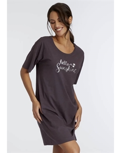 Пижама с принтом спереди, серый Vivance dreams