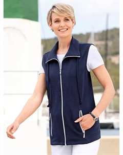 Жилет из джерси, цвет морской волны Classic basics