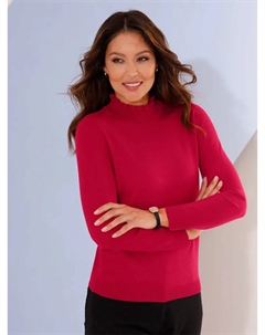 Свитер с воротником-стойкой "свитер с воротником-стойкой", красный Classic basics