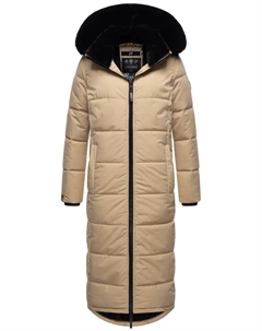 Зимняя куртка Наваху "Милая Фея" с высоким воротником, бежевый Navahoo
