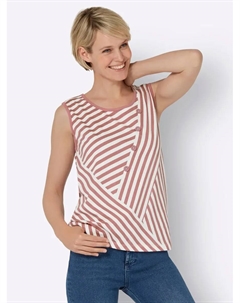 Топ-рубашка, цвет Ecru-Rosenholz-Bedruckt Classic basics