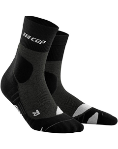 Женские походные носки среднего кроя из шерсти мериноса, серый Cep