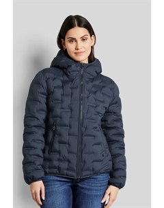 Блузон с капюшоном из переработанного материала, цвет морской волны Bugatti