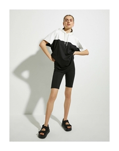 Женские черные короткие велосипедки, черный Koton