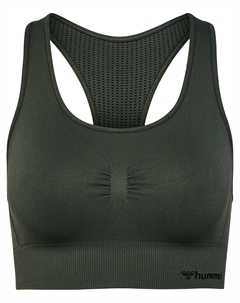 Топ Sportoberteil Hmlshaping Seamless Sports, цвет CLIMBING IVY Hummel