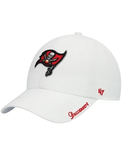 Женская белая регулируемая кепка с логотипом Tampa Bay Buccaneers '47 Miata Clean Up Unbranded