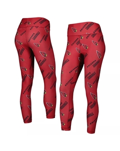 Женские леггинсы с принтом Concepts Sport Cardinal Arizona Cardinals Unbranded