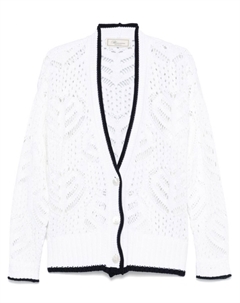 Кардиган рыхлой вязки, белый Blumarine